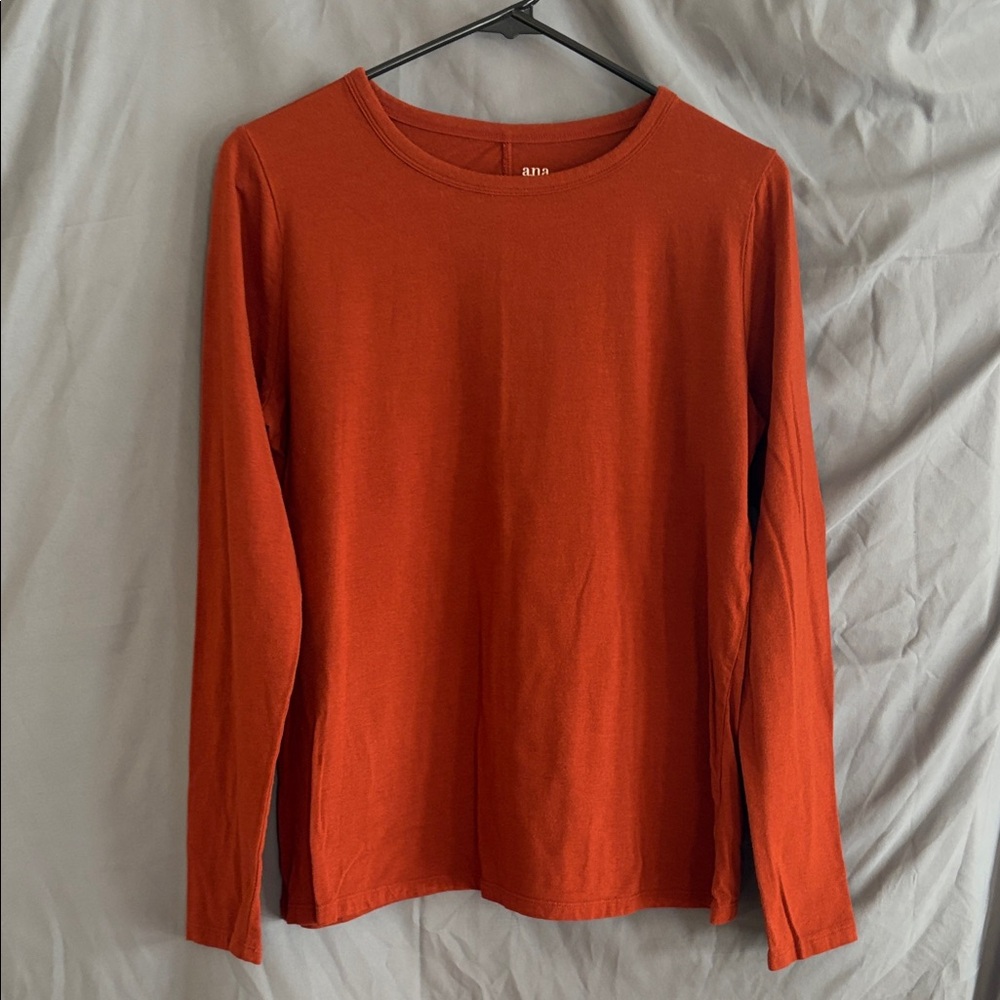 a.n.a Women's Orange Tunic Top